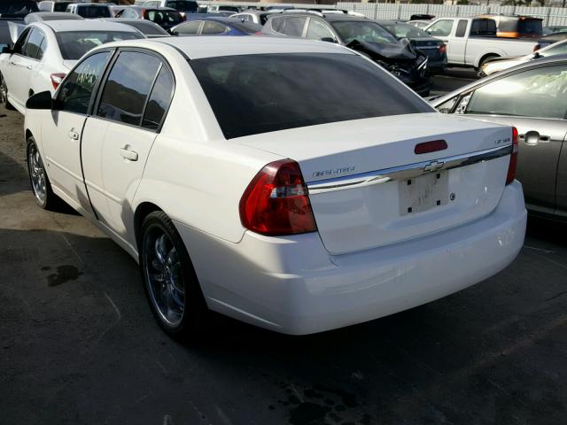 1G1ZT58NX7F129911 - 2007 CHEVROLET MALIBU LT WHITE photo 3