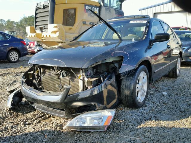 1HGCM56746A013180 - 2006 HONDA ACCORD EX BLACK photo 2