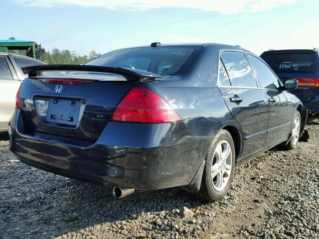 1HGCM56746A013180 - 2006 HONDA ACCORD EX BLACK photo 4