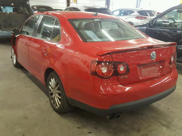 3VWRA71K09M085913 - 2009 VOLKSWAGEN JETTA WOLF RED photo 3