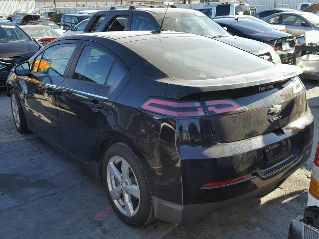 1G1RE6E4XEU129086 - 2014 CHEVROLET VOLT BLACK photo 3