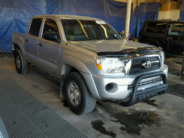 5TFJX4GN7BX003383 - 2011 TOYOTA TACOMA DOU SILVER photo 1