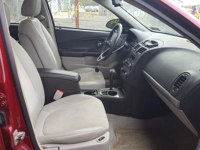 1G1ZU57N07F119435 - 2007 CHEVROLET MALIBU LTZ 勃艮第红 照片 5