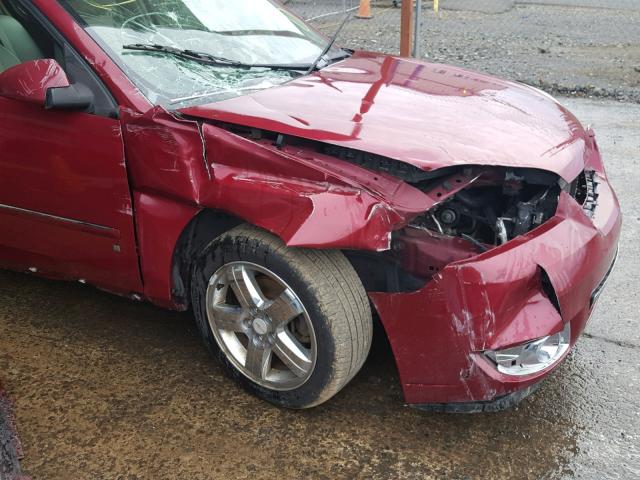 1G1ZU57N07F119435 - 2007 CHEVROLET MALIBU LTZ 勃艮第红 照片 9