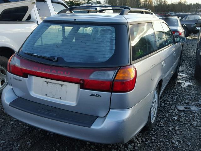 4S3BH625746302899 - 2004 SUBARU LEGACY L S SILVER photo 4