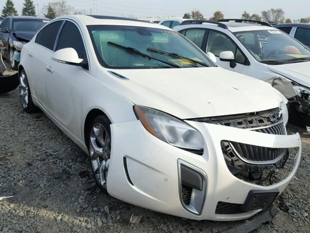 2G4GV5GV4C9215708 - 2012 BUICK REGAL GS Blanc photo 1