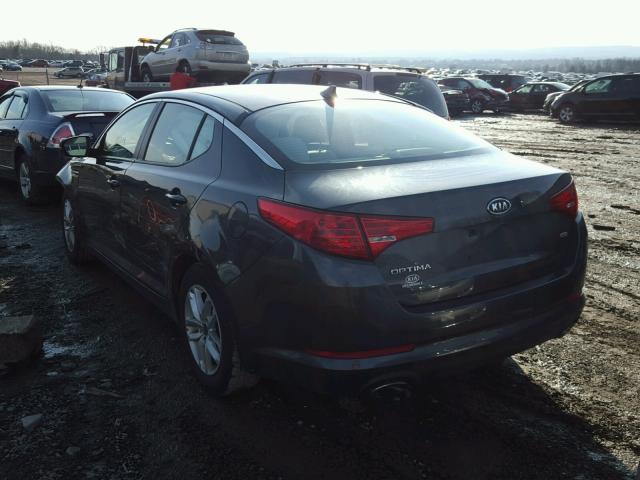 KNAGM4A71B5058031 - 2011 KIA OPTIMA LX GRAY photo 3