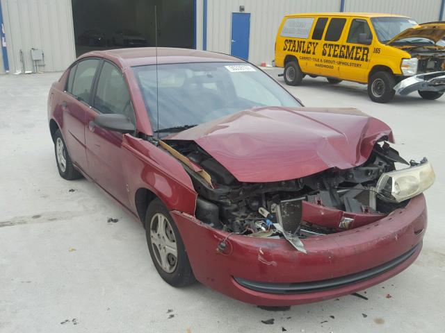 1G8AG52F04Z115028 - 2004 SATURN ION LEVEL BURGUNDY photo 1