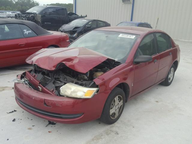 1G8AG52F04Z115028 - 2004 SATURN ION LEVEL 勃艮第红 照片 2