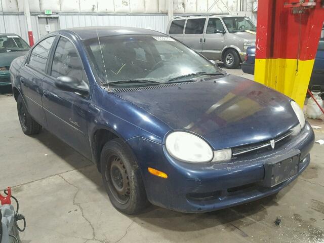 1P3ES46CXYD841725 - 2000 PLYMOUTH NEON BASE 蓝色 照片 1