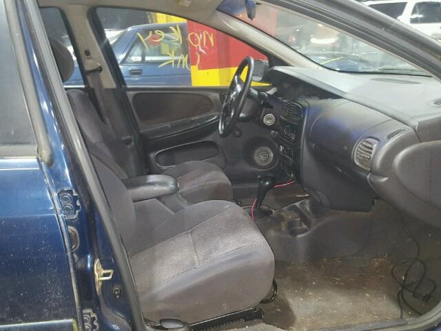 1P3ES46CXYD841725 - 2000 PLYMOUTH NEON BASE 蓝色 照片 5