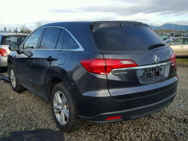 5J8TB3H32EL002511 - 2014 ACURA RDX BASE GRAY photo 3