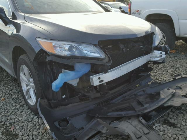 5J8TB3H32EL002511 - 2014 ACURA RDX BASE GRAY photo 9