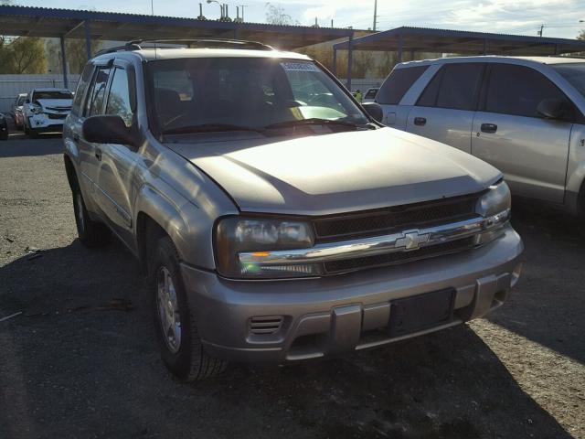 1GNDS13S922194749 - 2002 CHEVROLET TRAILBLAZE GRAY photo 1