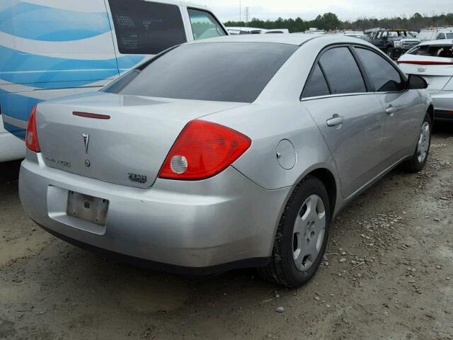 1G2ZF57B384267541 - 2008 PONTIAC G6 VALUE L GRAY photo 4