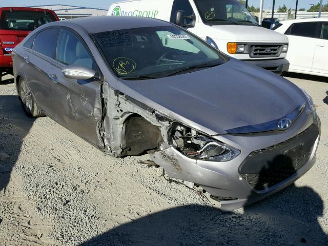 KMHEC4A42DA079835 - 2013 HYUNDAI SONATA HYB SILVER photo 1