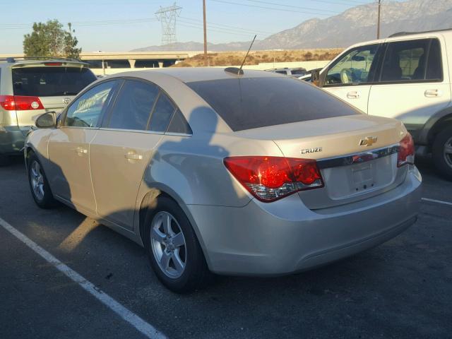 1G1PC5SB1F7256688 - 2015 CHEVROLET CRUZE LT GOLD photo 3