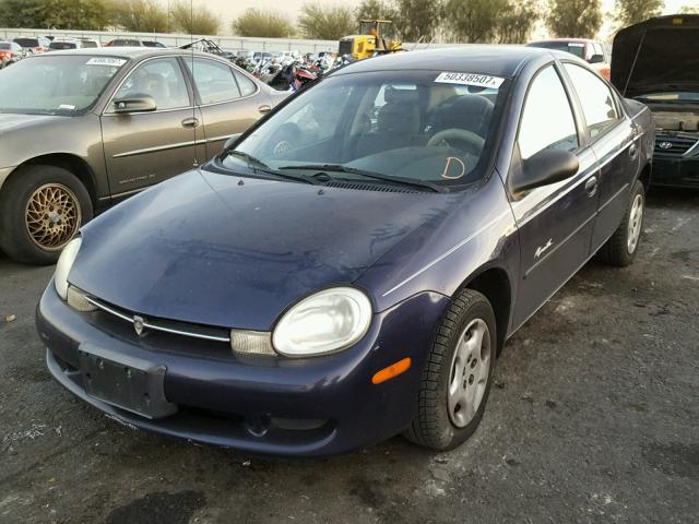 1P3ES46C7YD637061 - 2000 PLYMOUTH NEON BASE 蓝色 照片 2