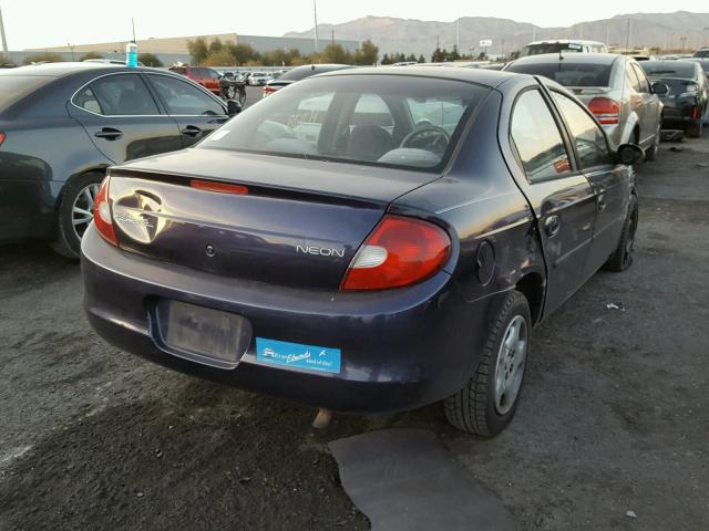 1P3ES46C7YD637061 - 2000 PLYMOUTH NEON BASE 蓝色 照片 4