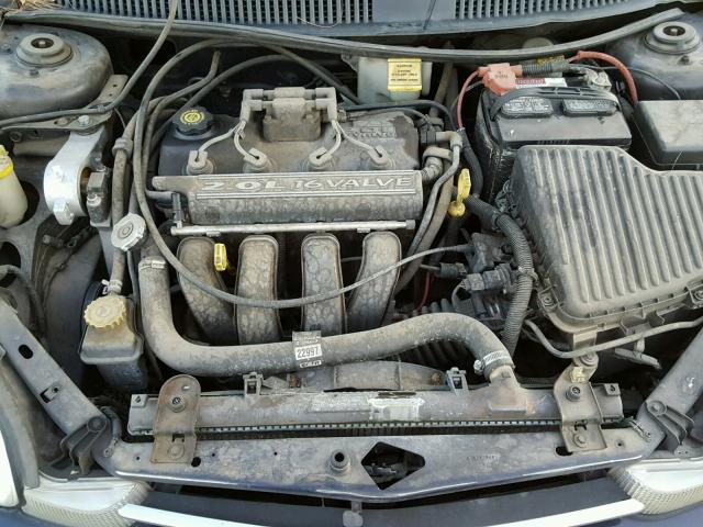 1P3ES46C7YD637061 - 2000 PLYMOUTH NEON BASE 蓝色 照片 7