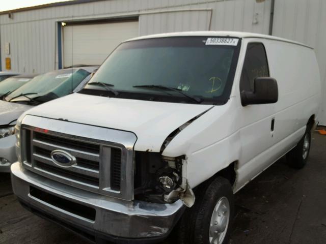 1FTNE24W08DA31688 - 2008 FORD ECONOLINE WHITE photo 2