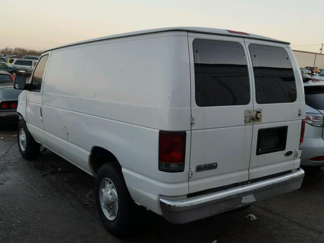 1FTNE24W08DA31688 - 2008 FORD ECONOLINE WHITE photo 3