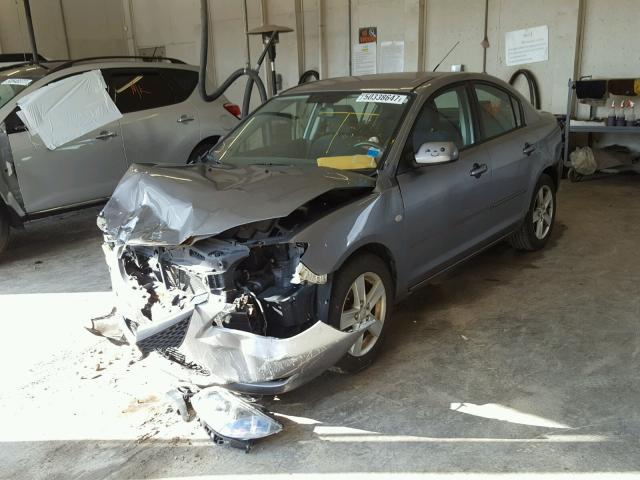 JM1BK12F551263628 - 2005 MAZDA 3 I GRAY photo 2