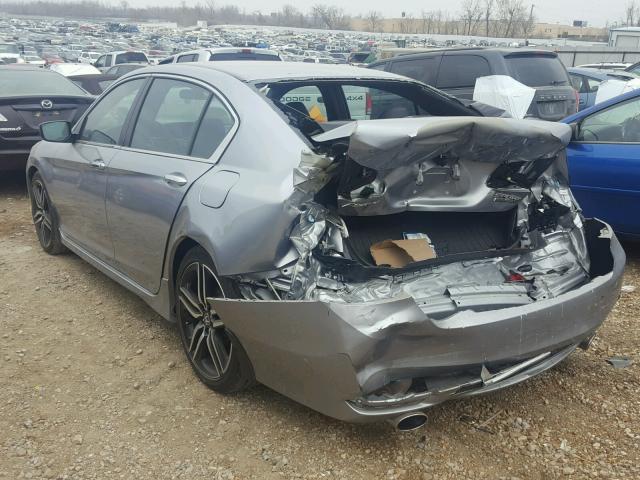 1HGCR2F15HA175544 - 2017 HONDA ACCORD SPO SILVER photo 3