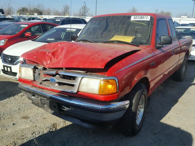 1FTCR14U7TPA90989 - 1996 FORD RANGER SUP RED photo 2