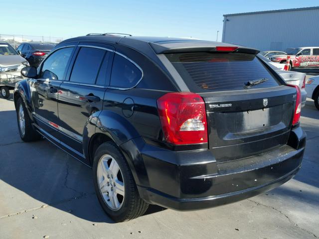 1B3HB48B37D571979 - 2007 DODGE CALIBER SX BLACK photo 3