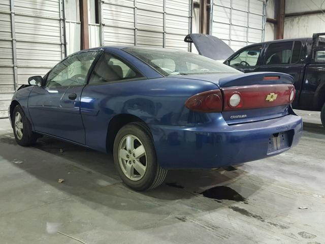 1G1JF12F357188336 - 2005 CHEVROLET CAVALIER L BLUE photo 3