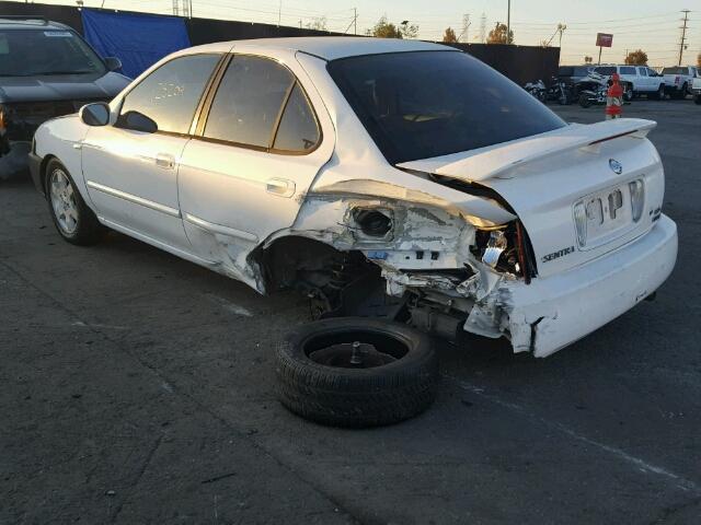 3N1CB51D15L551699 - 2005 NISSAN SENTRA 1.8 WHITE photo 3