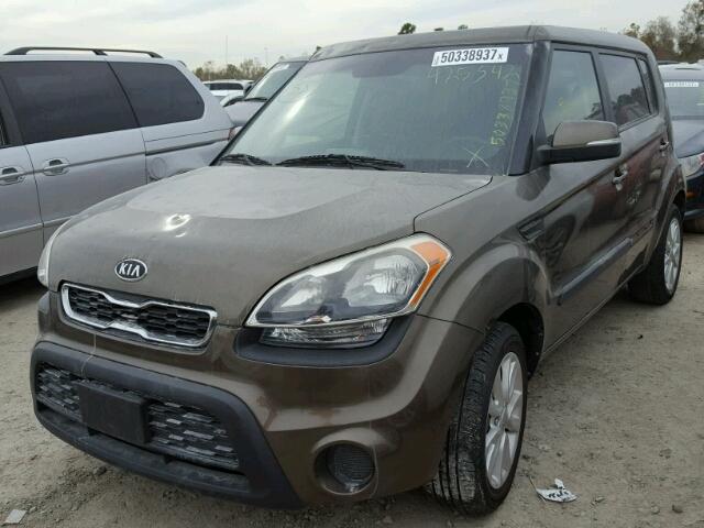 KNDJT2A63C7425542 - 2012 KIA SOUL + BROWN photo 2