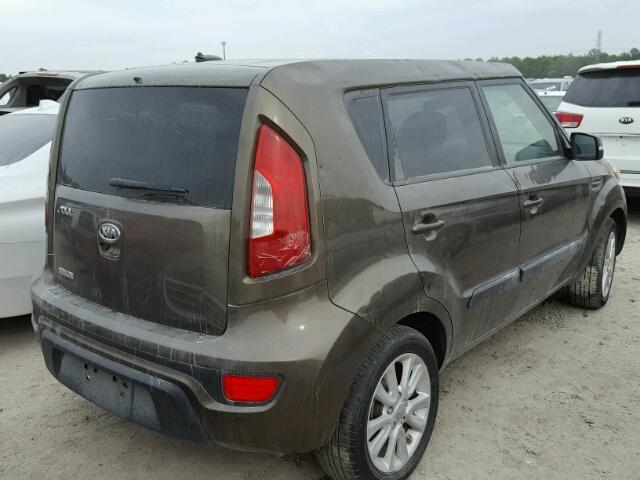 KNDJT2A63C7425542 - 2012 KIA SOUL + BROWN photo 4