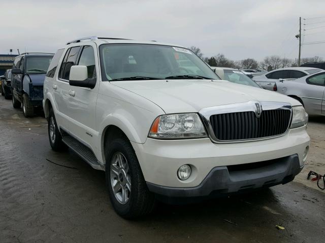 5LMEU88H84ZJ17645 - 2004 LINCOLN AVIATOR WHITE photo 1