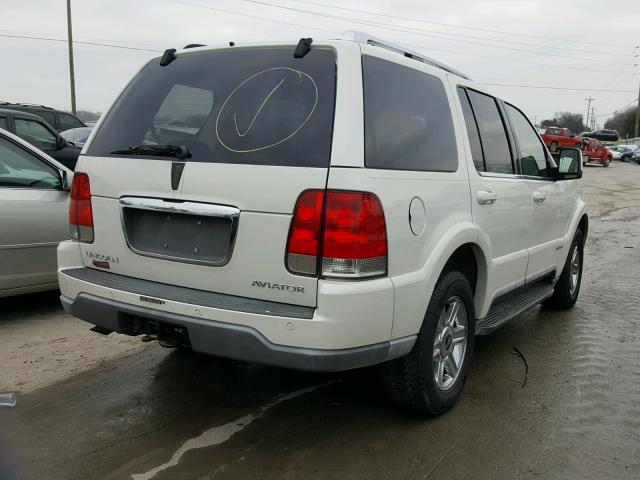 5LMEU88H84ZJ17645 - 2004 LINCOLN AVIATOR WHITE photo 4