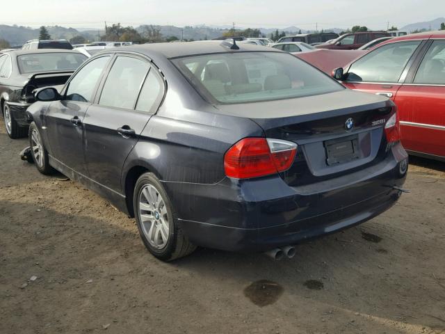 WBAVC53597FZ79751 - 2007 BMW 328 I SULE BLUE photo 3