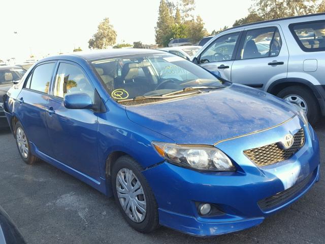 1NXBU40E89Z081203 - 2009 TOYOTA COROLLA BA BLUE photo 1