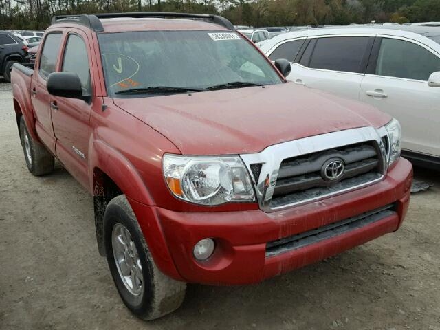 3TMJU62N49M081941 - 2009 TOYOTA TACOMA DOU RED photo 1