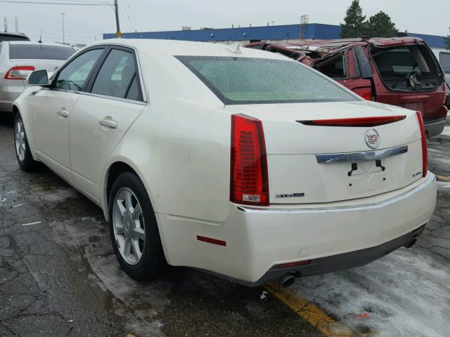 1G6DS57V790147250 - 2009 CADILLAC CTS HI FEA WHITE photo 3