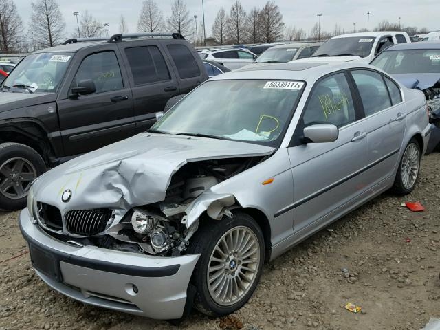WBAEV53452KM24216 - 2002 BMW 330 I SILVER photo 2