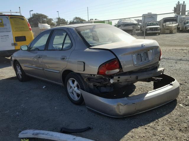 3N1AB51A33L731826 - 2003 NISSAN SENTRA SE- GOLD photo 3