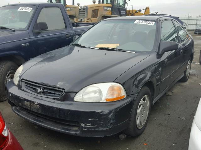 1HGEJ8248TL021099 - 1996 HONDA CIVIC EX BLACK photo 2