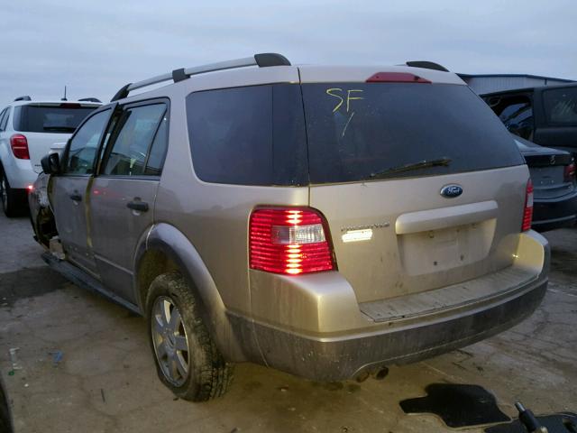 1FMDK01136GA35498 - 2006 FORD FREESTYLE TAN photo 3