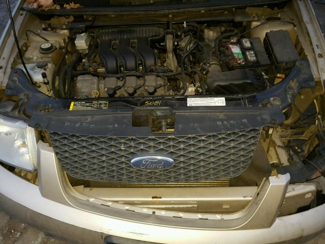 1FMDK01136GA35498 - 2006 FORD FREESTYLE TAN photo 7