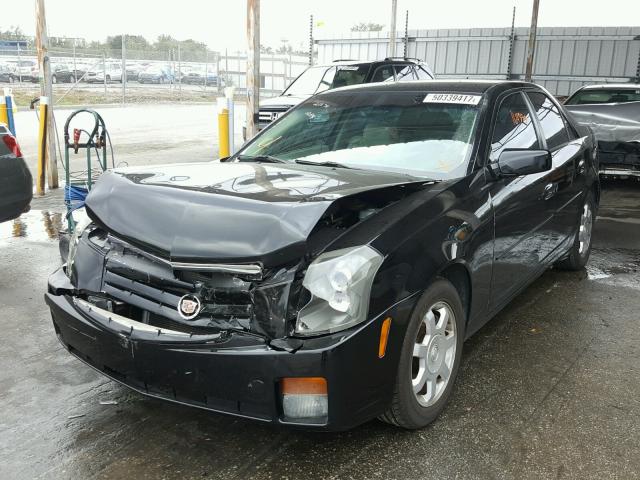 1G6DM577640178753 - 2004 CADILLAC CTS BLACK photo 2