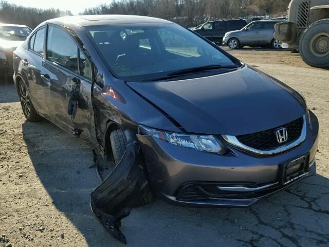 19XFB2F83FE298010 - 2015 HONDA CIVIC EX ნაცრისფერი ფოტო 1