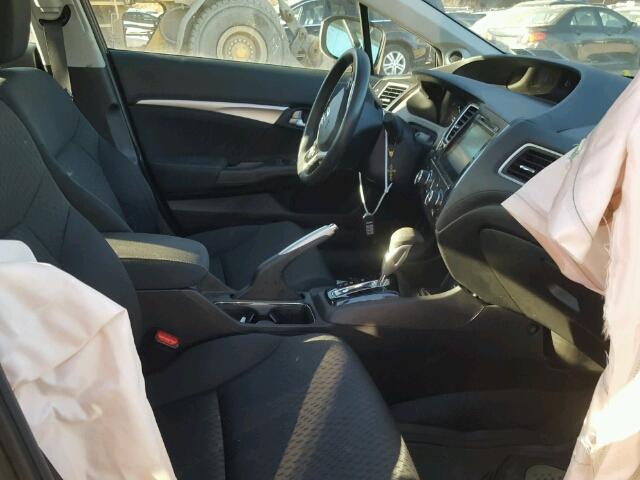 19XFB2F83FE298010 - 2015 HONDA CIVIC EX ნაცრისფერი ფოტო 5