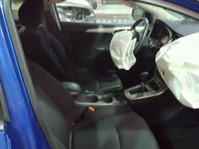 3N1AB7AP2FY332705 - 2015 NISSAN SENTRA S BLUE photo 5