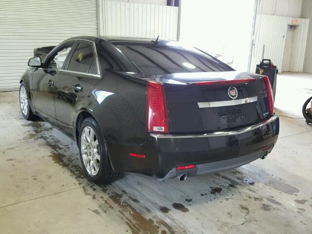 1G6DM577X80115466 - 2008 CADILLAC CTS BLACK photo 3